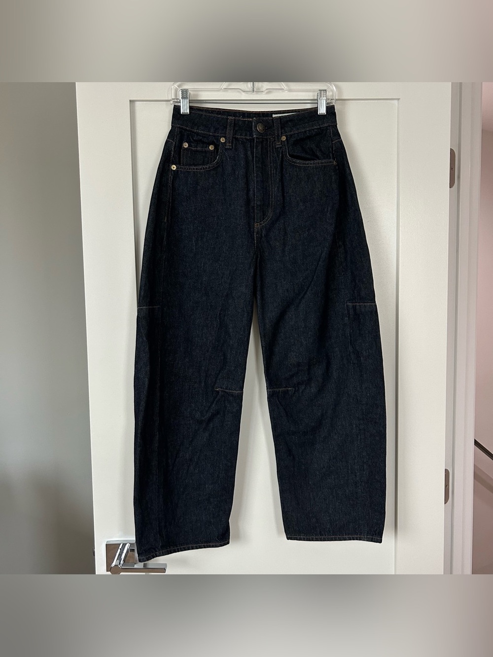 Rag & Bone Charlie High-Rise Barrel Ankle Length in Twilight Rinse Size 25 - Picture 2 of 11
